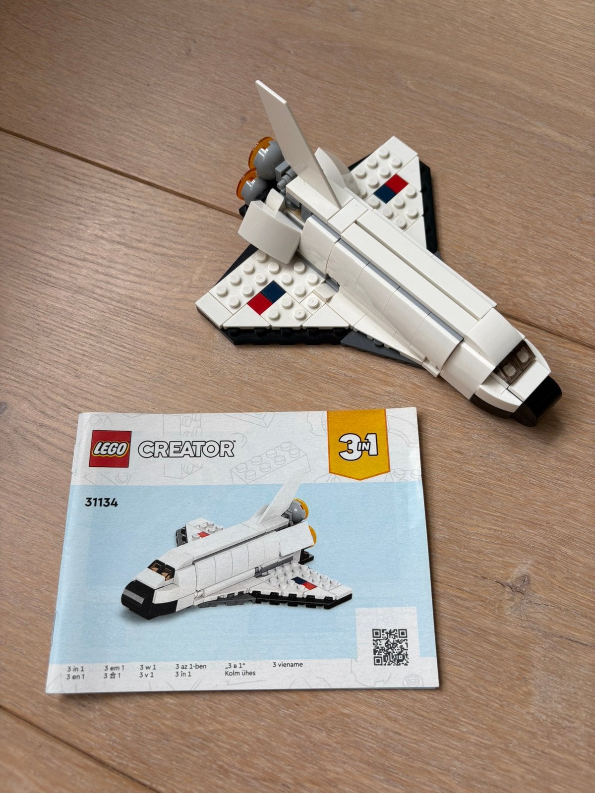Lego Creator space shuttle 31134, Ophalen of Verzenden, Zo goed als nieuw, Lego, Creator