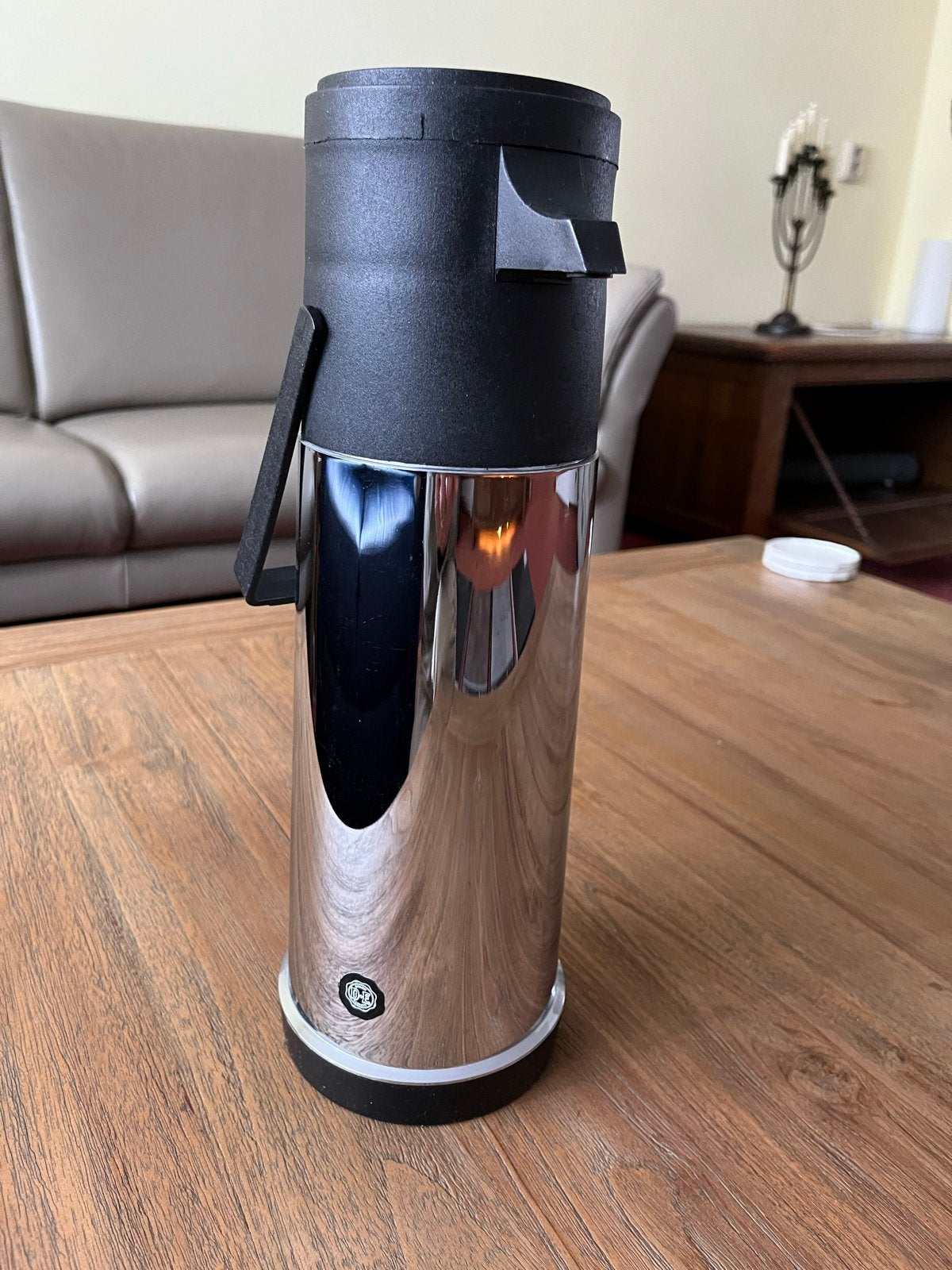 RVS Thermoskan / Koffiekan - 0,8 Liter, 1 tot 2 liter, Ophalen, Zo goed als nieuw, Rvs