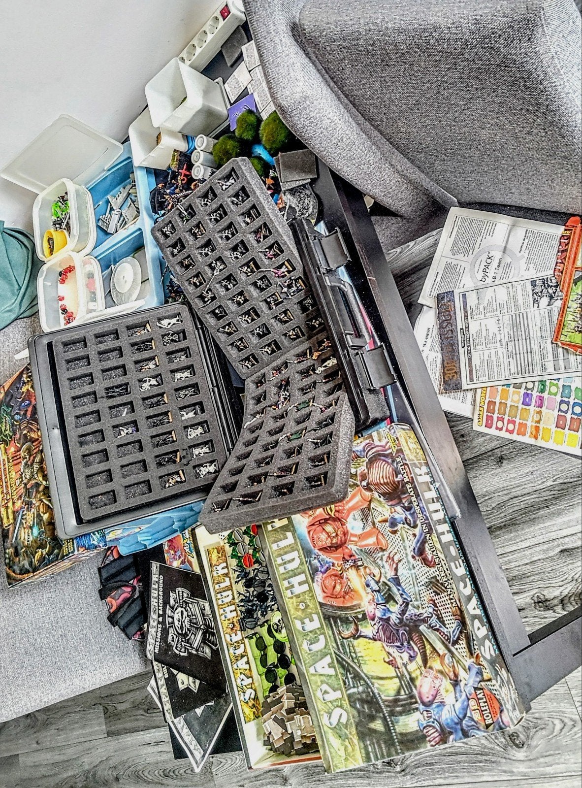 Warhammer40k spacehulk,dungeons&dragons,gamesworkshop koffer, Ophalen, Games workshop