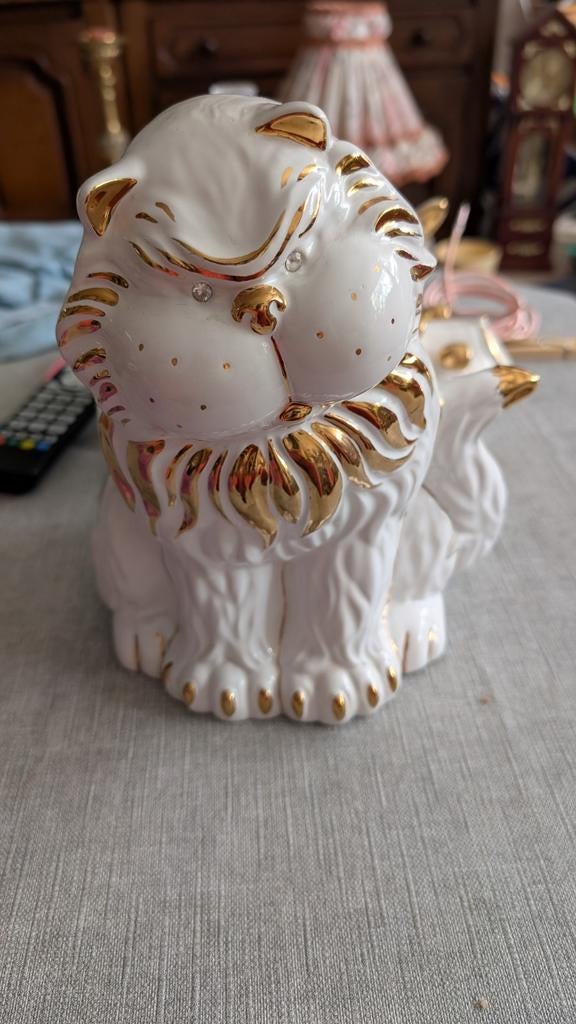 Bastiani Disney Kat Beeldje met Swarovski Steentjes, Ophalen, Zo goed als nieuw, Overige materialen, Beeldje(s)