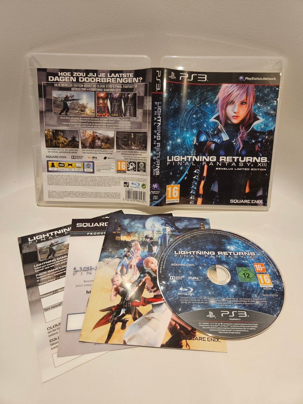 Final Fantasy Lightning Returns Benelux Limited Edition PS3, 1 speler, Ophalen of Verzenden, Zo goed als nieuw, Role Playing Game (Rpg)