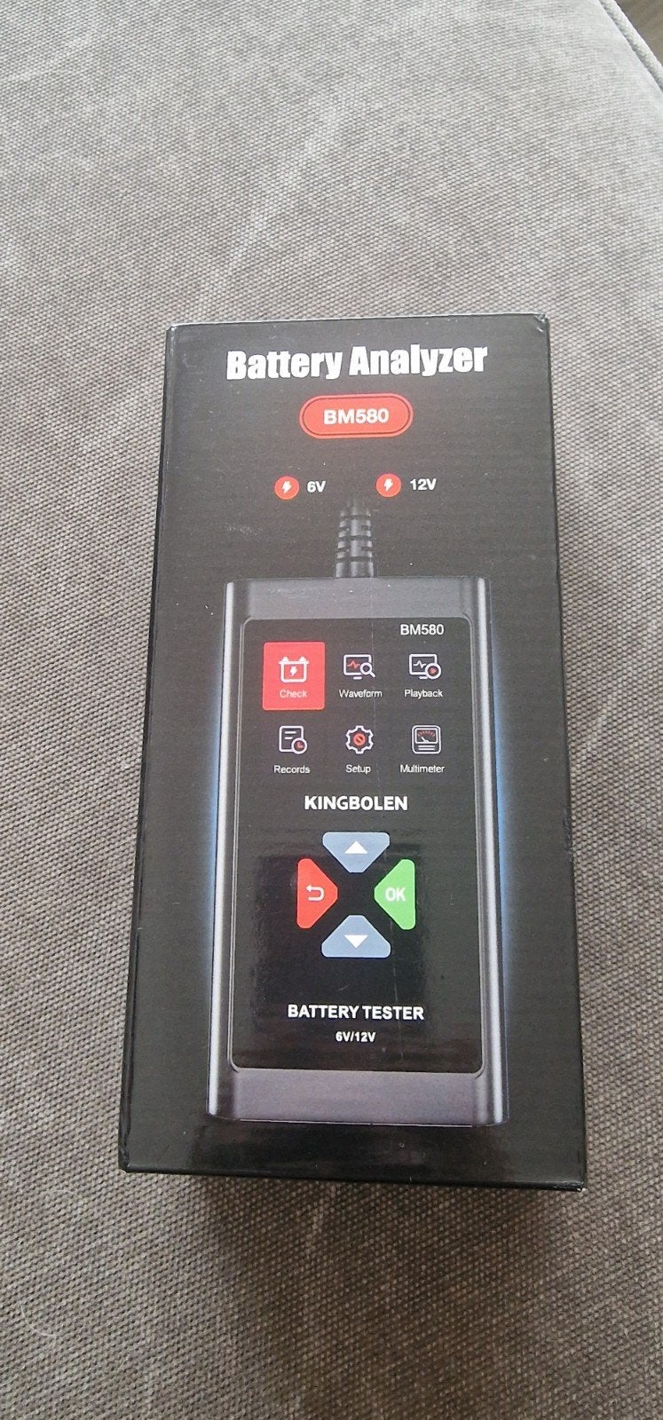 KINGBOLEN BM580 Accutester 6V/12V Nieuw in doos, Ophalen, Nieuw, Universele onderdelen