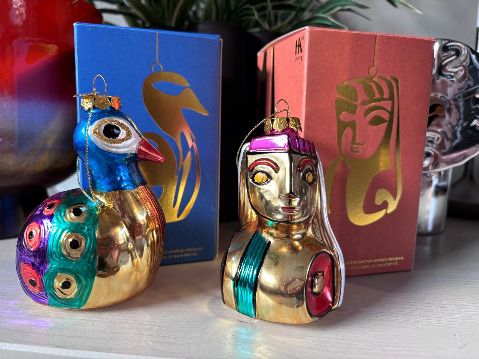 HK Living kerst ornament goud, Ophalen of Verzenden, Nieuw