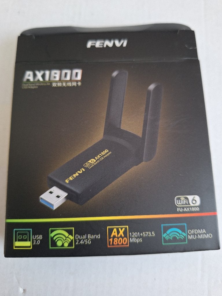 fenvi ax1800 WiFi 6 USB dongle, Ophalen of Verzenden, Zo goed als nieuw
