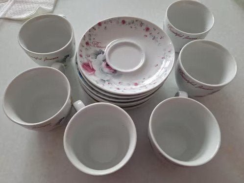12-delig koffie servies hh, Onbekend, Ophalen of Verzenden, Zo goed als nieuw, Onbekend