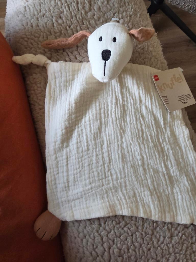 Nieuw met kaartje knuffeldoekje Hond Hema, Ophalen of Verzenden, Nieuw, Hond