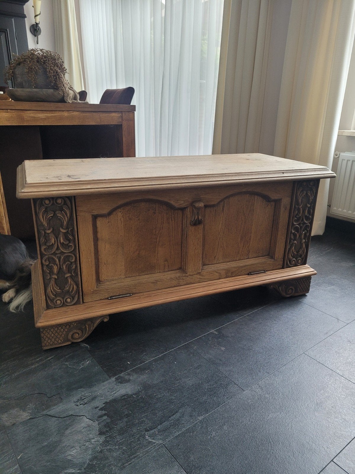Antieke dekenkist, Ophalen, Gebruikt, 100 tot 150 cm