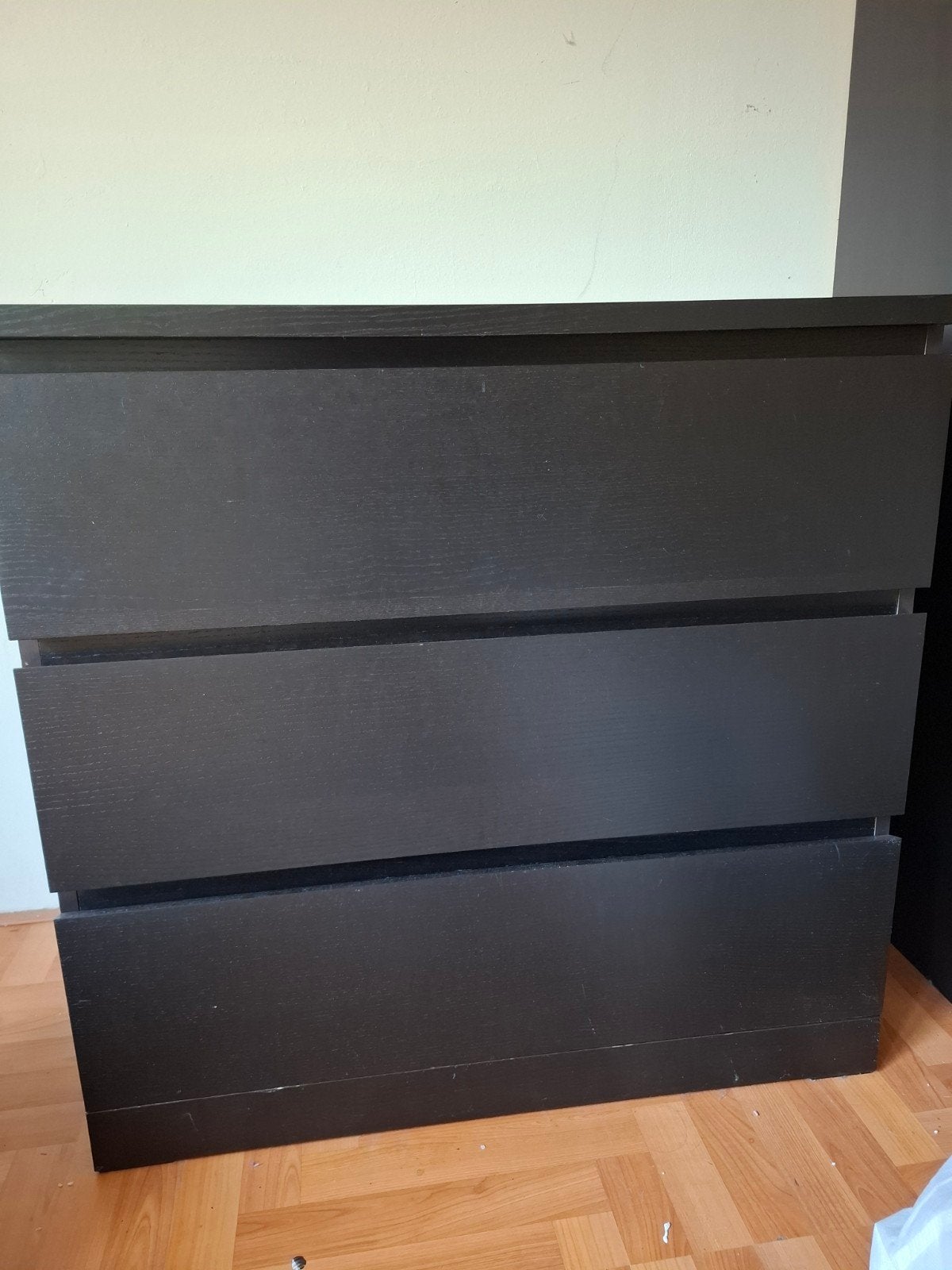 Zwartbruine ladekast - 80x48x79 cm ikea, Ophalen, Gebruikt, 50 tot 100 cm, 3 of 4 laden