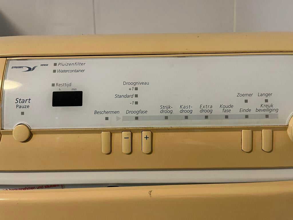 Bauknecht TRKK 6840 Condensdroger - Gebruikt, Ophalen, 6 tot 8 kg, Zo goed als nieuw, Voorlader