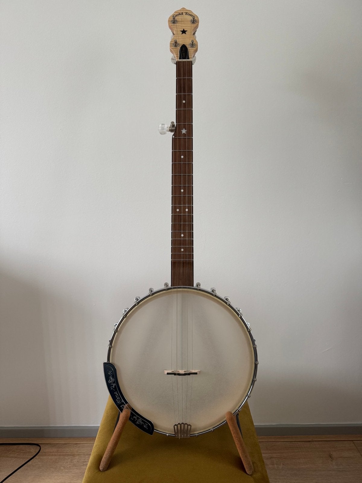 Gold Tone CC Carlin 12” 5 snarige open back Banjo, Muziek en Instrumenten, Ophalen, Zo goed als nieuw