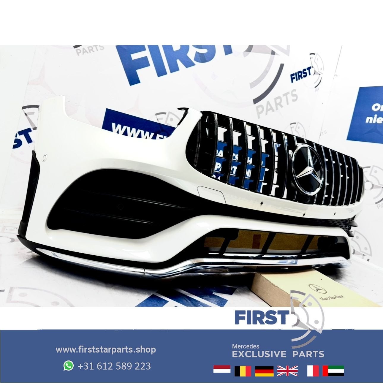 X253 C253 GLC BUMPER GLC43 AMG A2538855904 FACELIFT VOORBUMP, Gebruikt, -, Voor, Ophalen of Verzenden