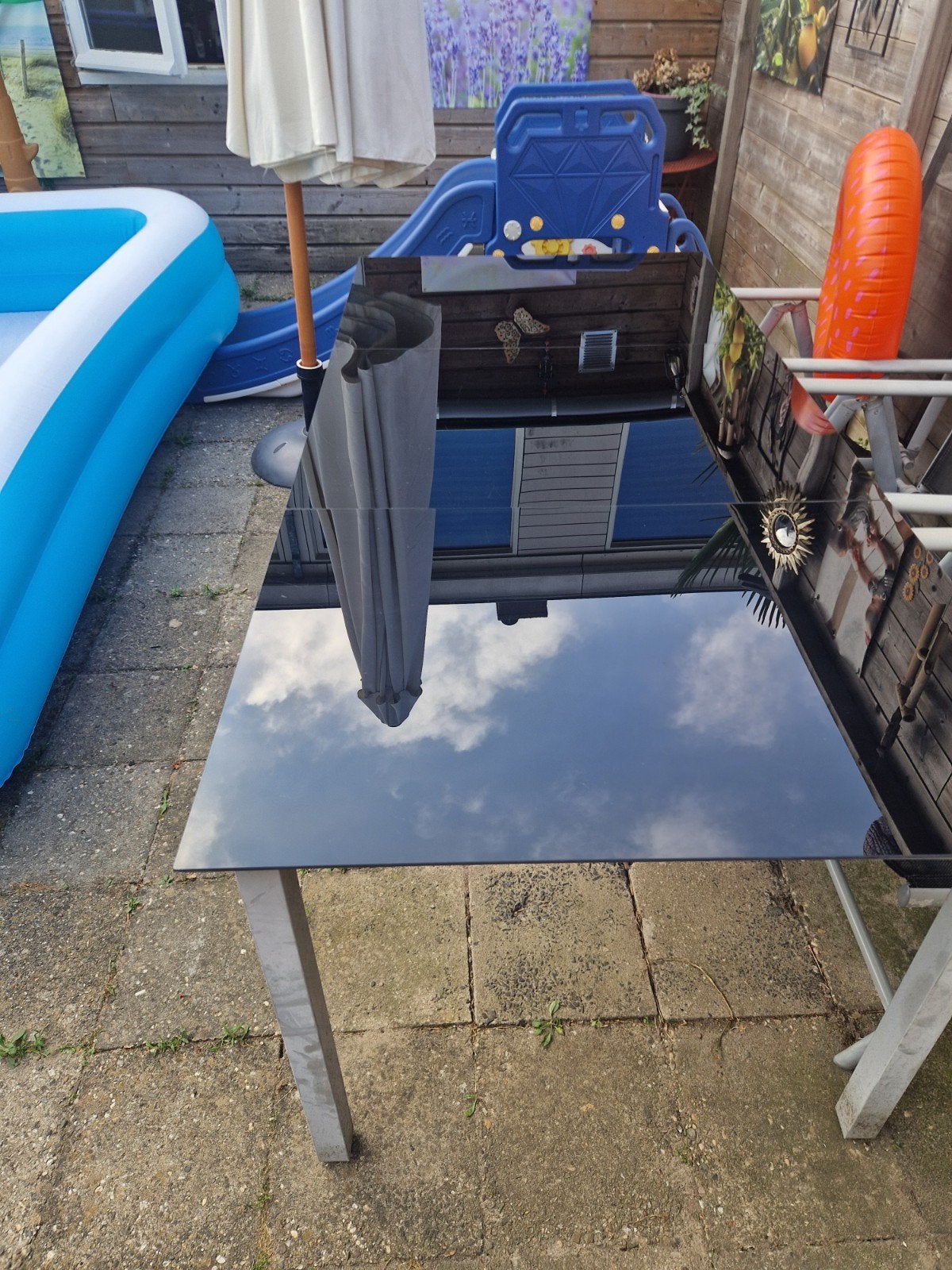 T. K. A. Tuintafel, Tuin en Terras, Ophalen, Rechthoekig, Aluminium