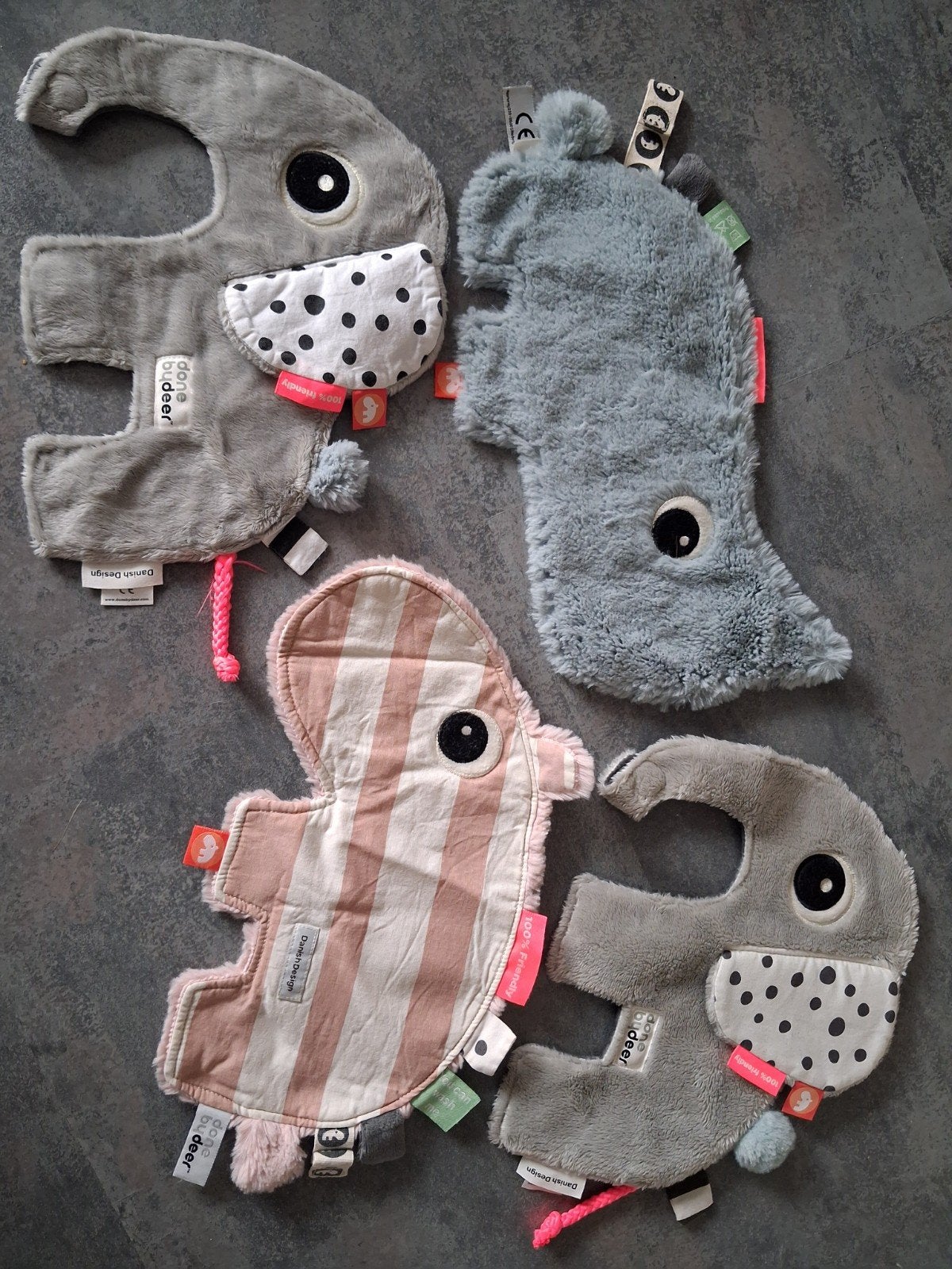 Done by Deer speendoekjes / knuffeldoekjes (4 stuks), Ophalen of Verzenden, Gebruikt, Overige typen