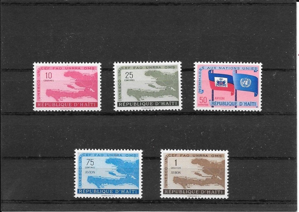 Haïti Verenigde Naties, Ophalen of Verzenden, Postfris, Midden-Amerika