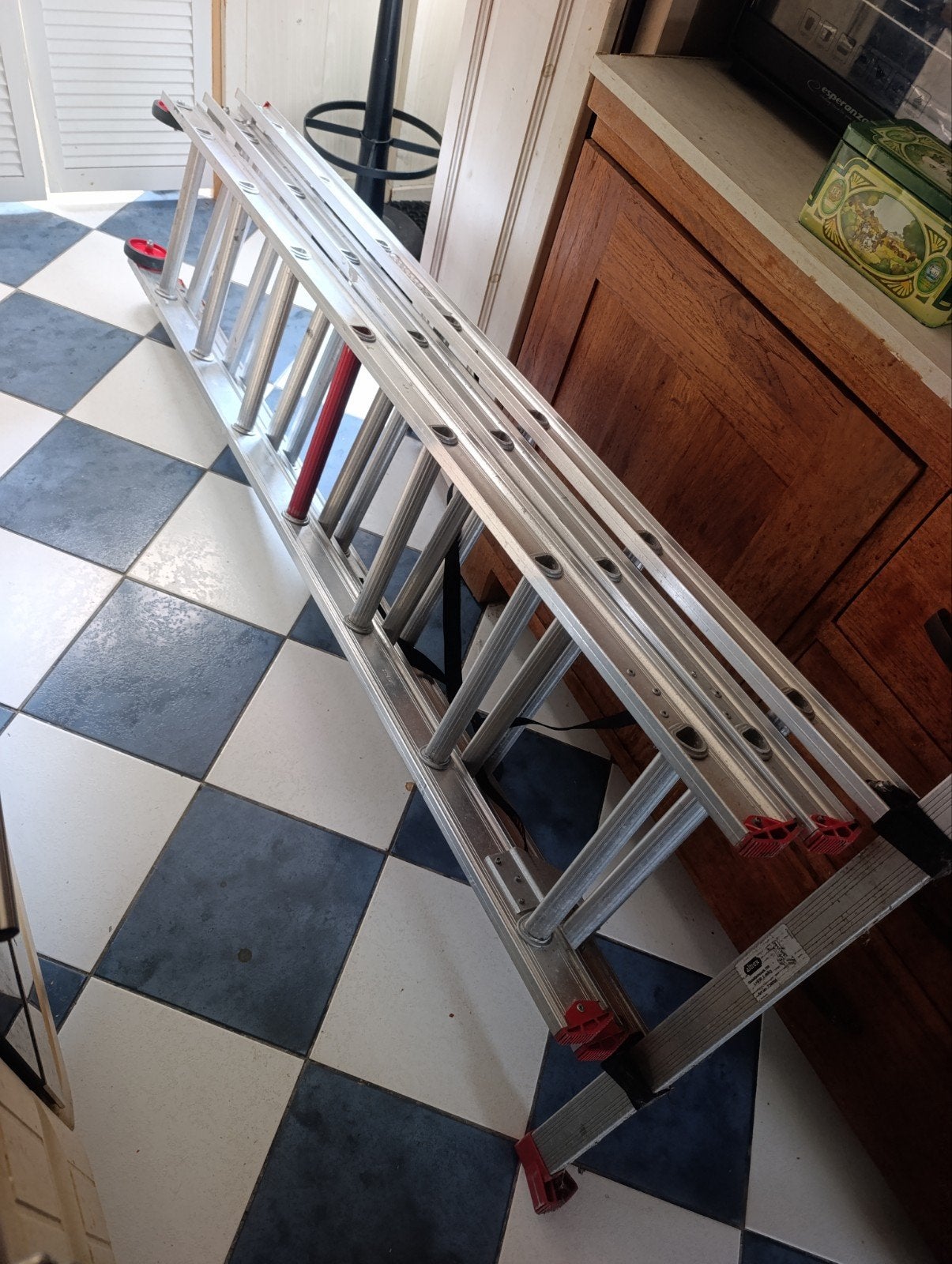 Altrex schuif ladder 3 delig, Ophalen, 4 meter of meer