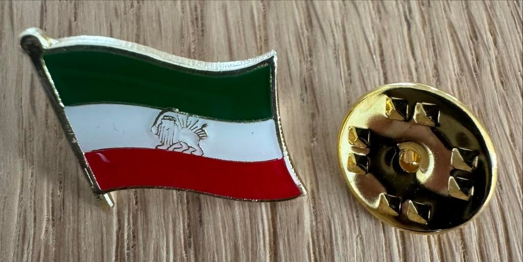 Nieuwe Iran Vlag Revers Pin Vlag badge Broche Pins Badges, Ophalen of Verzenden, Nieuw