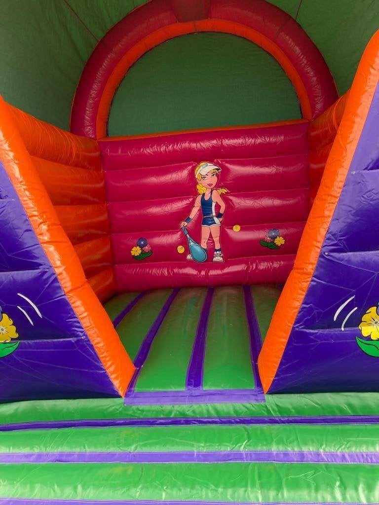 springkussen tennis te koop, Kinderen en Baby's, Speelgoed | Buiten | Springkussens, Nieuw, Ophalen