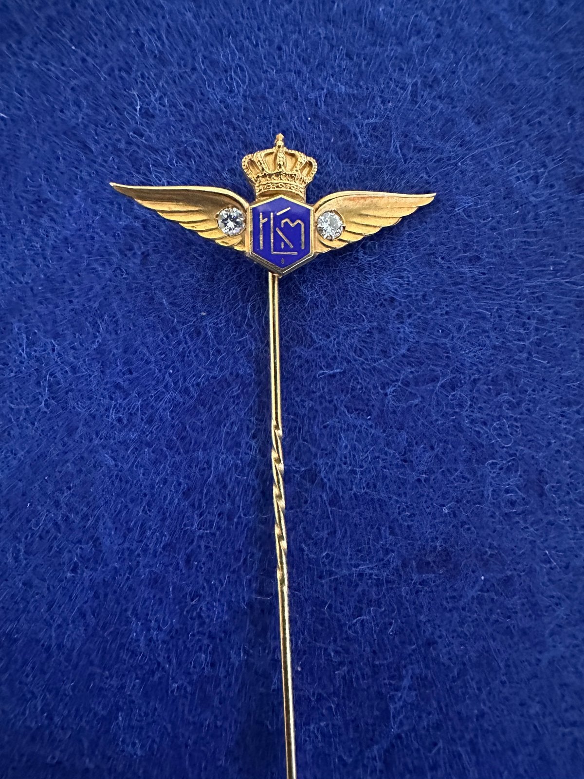 KLM jubileum 40 jaar gouden speld, Ophalen of Verzenden, Zo goed als nieuw, Overige typen