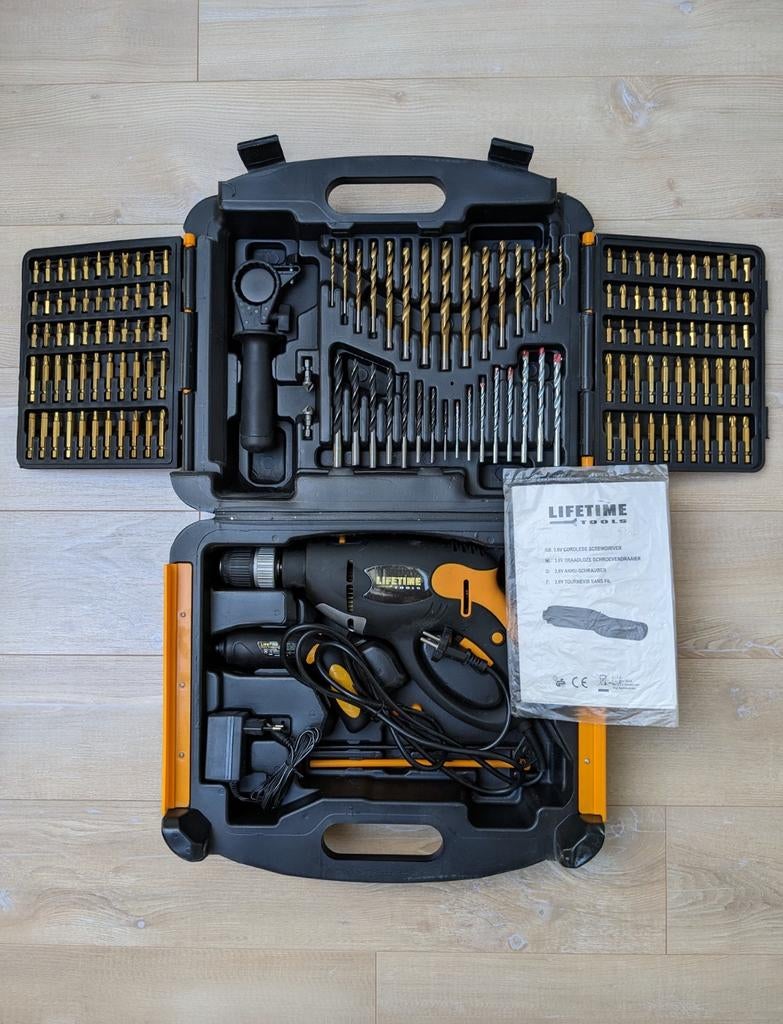 🛠️ NIEUW klopboor, accuboor, snoerloze schroevendraaier set, Ophalen, 600 watt of meer, Nieuw, Boor- en Schroefmachine