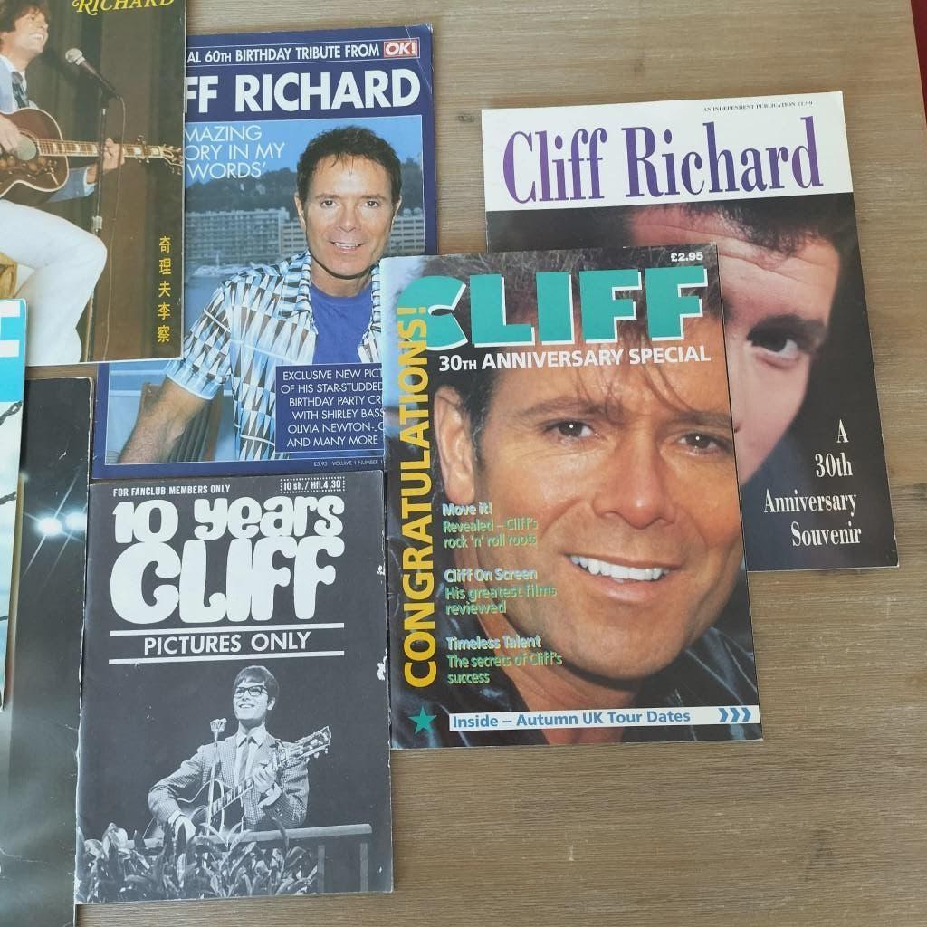 Cliff Richard magazines, (foto) bladen, Verzamelen, Ophalen of Verzenden, Gebruikt, Boek, Tijdschrift of Artikel