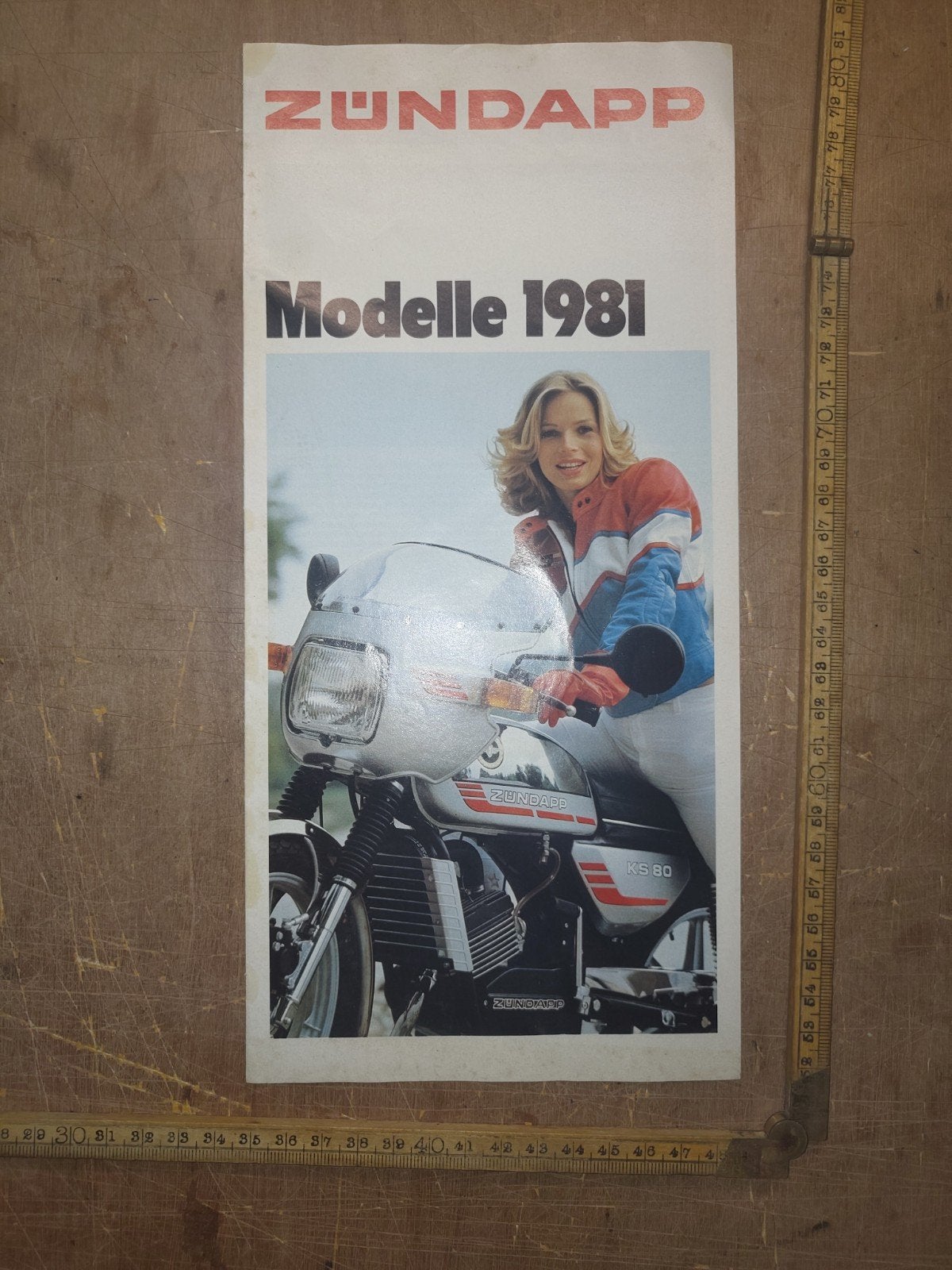 Folder Zundapp modellen 1981, Ophalen of Verzenden