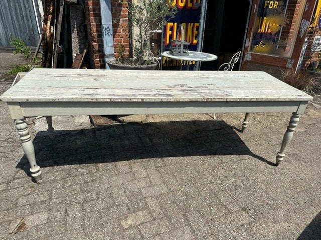 ANTIEKE TAFEL eettafel keukentafel kloostertafel oude lange, Ophalen of Verzenden