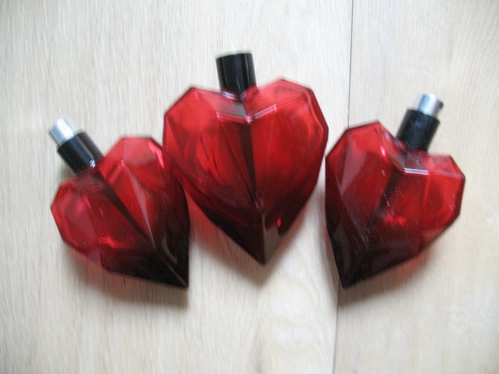 Lege Parfum flesjes van Diesel Red Kiss, Ophalen of Verzenden, Parfumfles