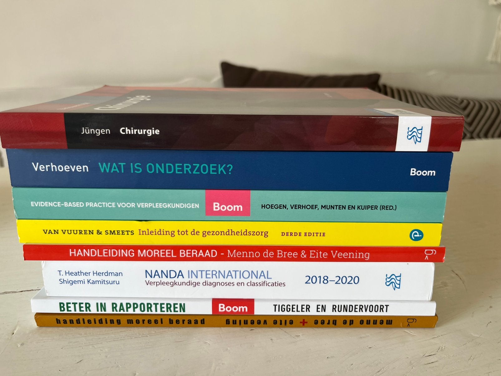 8 Hbo- Verpleegkunde Schoolboeken, Ophalen, Zo goed als nieuw, Overige niveaus