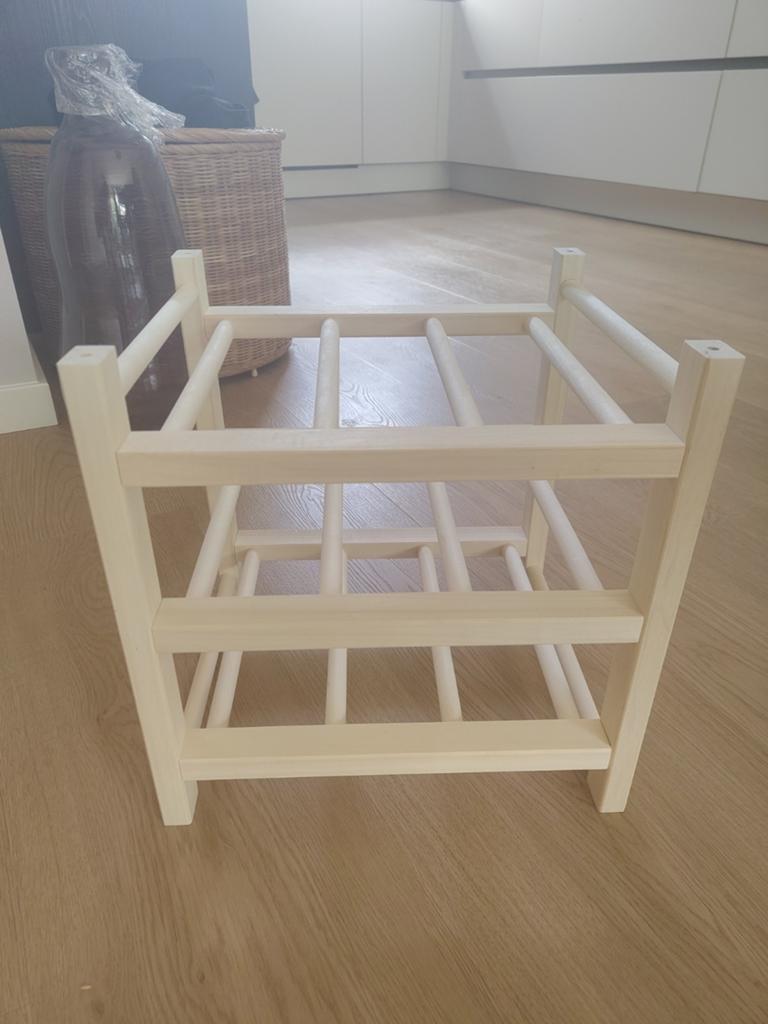 Wijnrek 9 flessen (zo goed als nieuw), Huis en Inrichting, Woonaccessoires | Wijnrekken, Ophalen, Zo goed als nieuw, Minder dan 50 cm