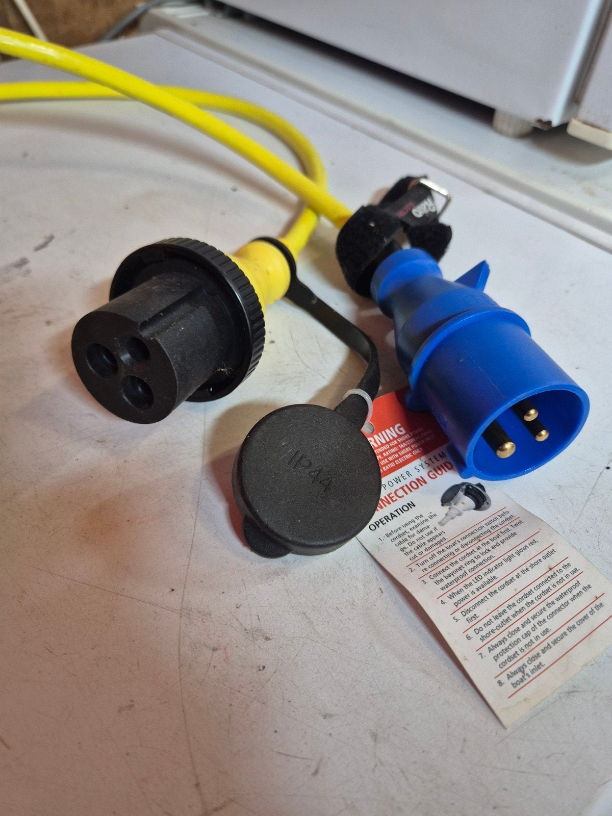Verlengkabel met CEE-stekker en Schuko-koppeling, Ophalen, Zo goed als nieuw, Motor en Techniek