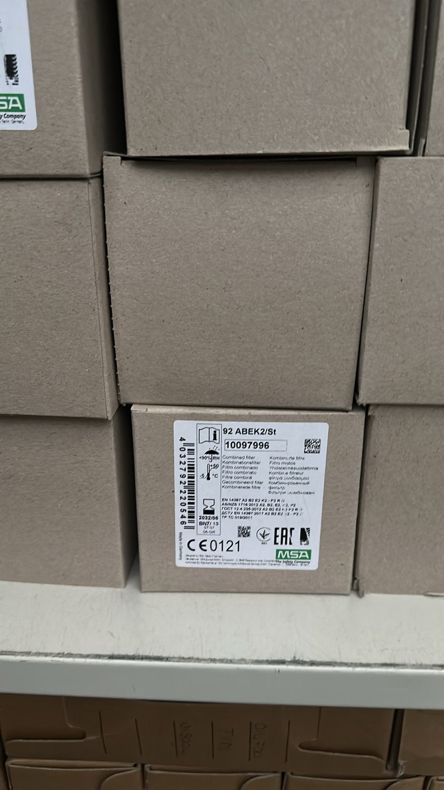 MSA 92 ABEK2/St Combinatiefilter - Nieuw in doos, Ophalen of Verzenden, Nieuw, Accessoires