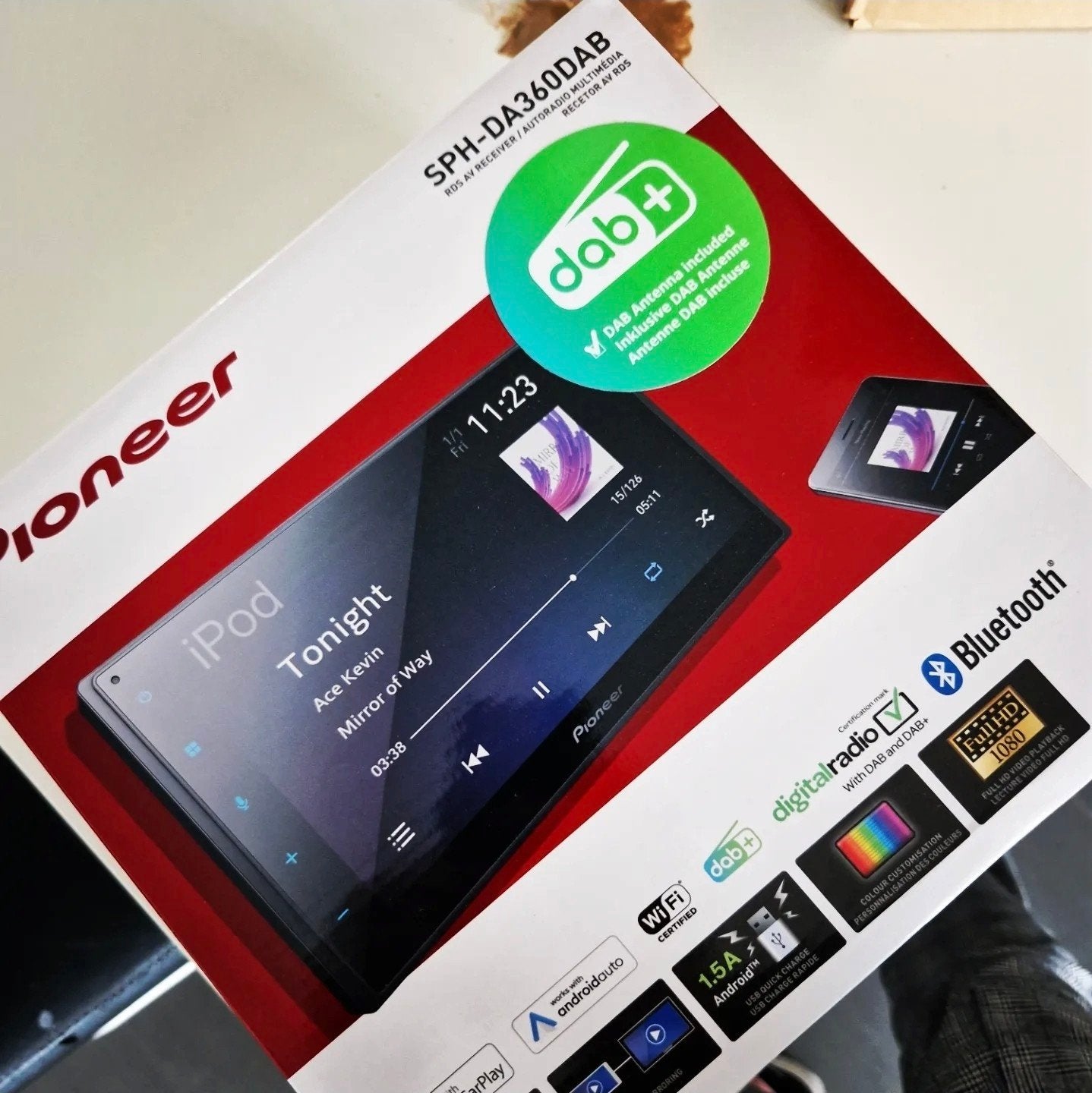 Pioneer SPH-DA360DAB Autoradio met Android en Apple CarPlay, Ophalen of Verzenden, Gebruikt