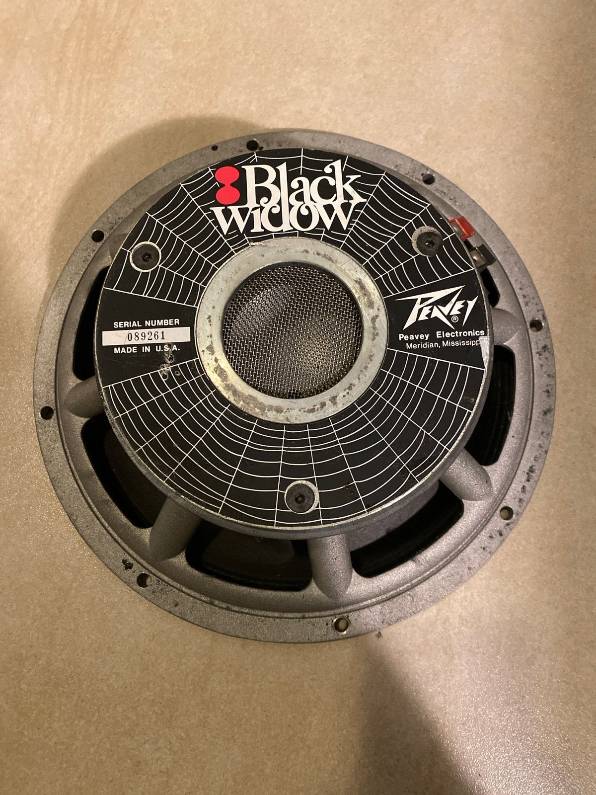 Peavey Black Widow gitaar speaker - Made in U.S.A., Audio, Tv en Foto, Ophalen of Verzenden, Gebruikt, Overige typen, Overige merken