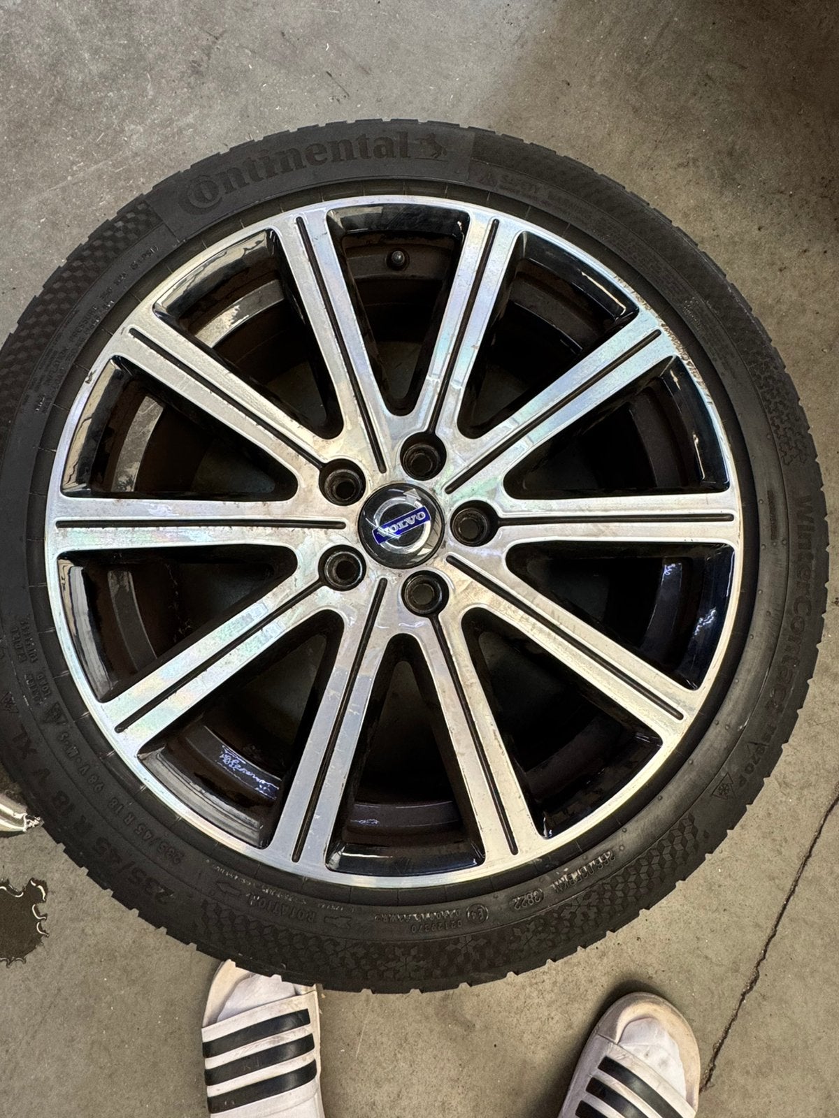 Volvo v60 velgen met winter banden, Auto-onderdelen, Banden en Velgen, Ophalen, 18 inch, Banden en Velgen, Winterbanden
