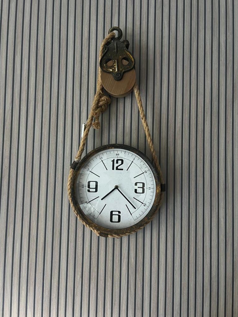 Wand klok, Ophalen of Verzenden, Gebruikt, Wandklok