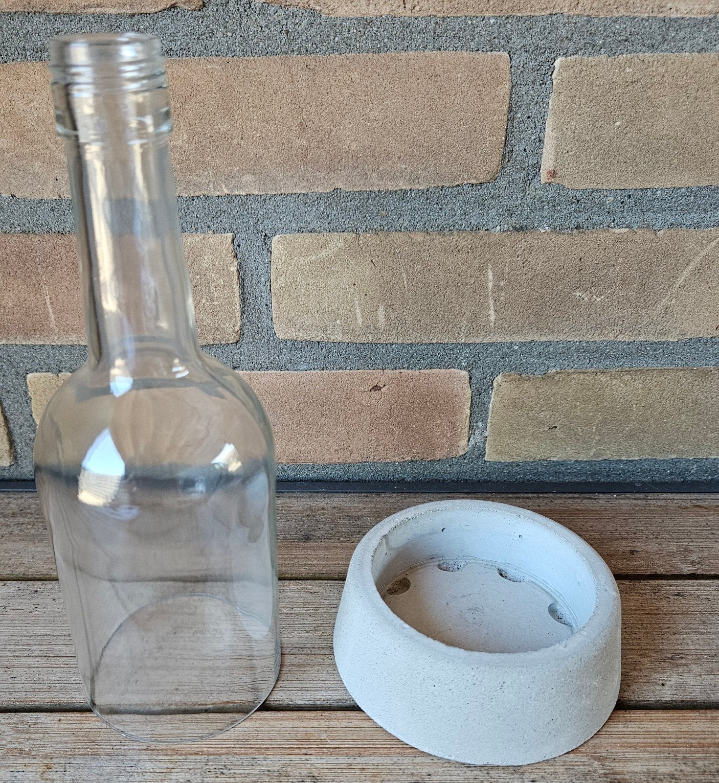 Waxinelichtje, Ophalen of Verzenden, Zo goed als nieuw, Glas