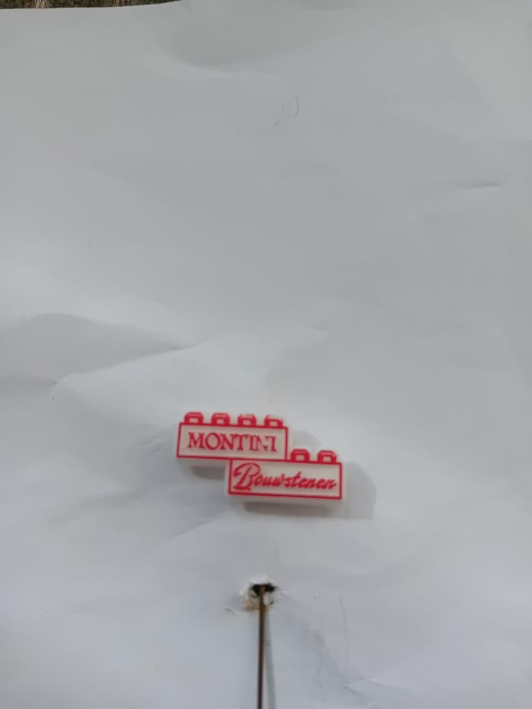 Pin - MONTINI bouwstenen - Tiel, Ophalen of Verzenden, Gebruikt, Merk, Speldje of Pin