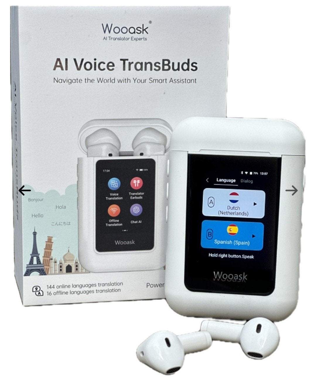 Wooask A8 Transbuds. vertaalcomputer, Ophalen of Verzenden, Nieuw