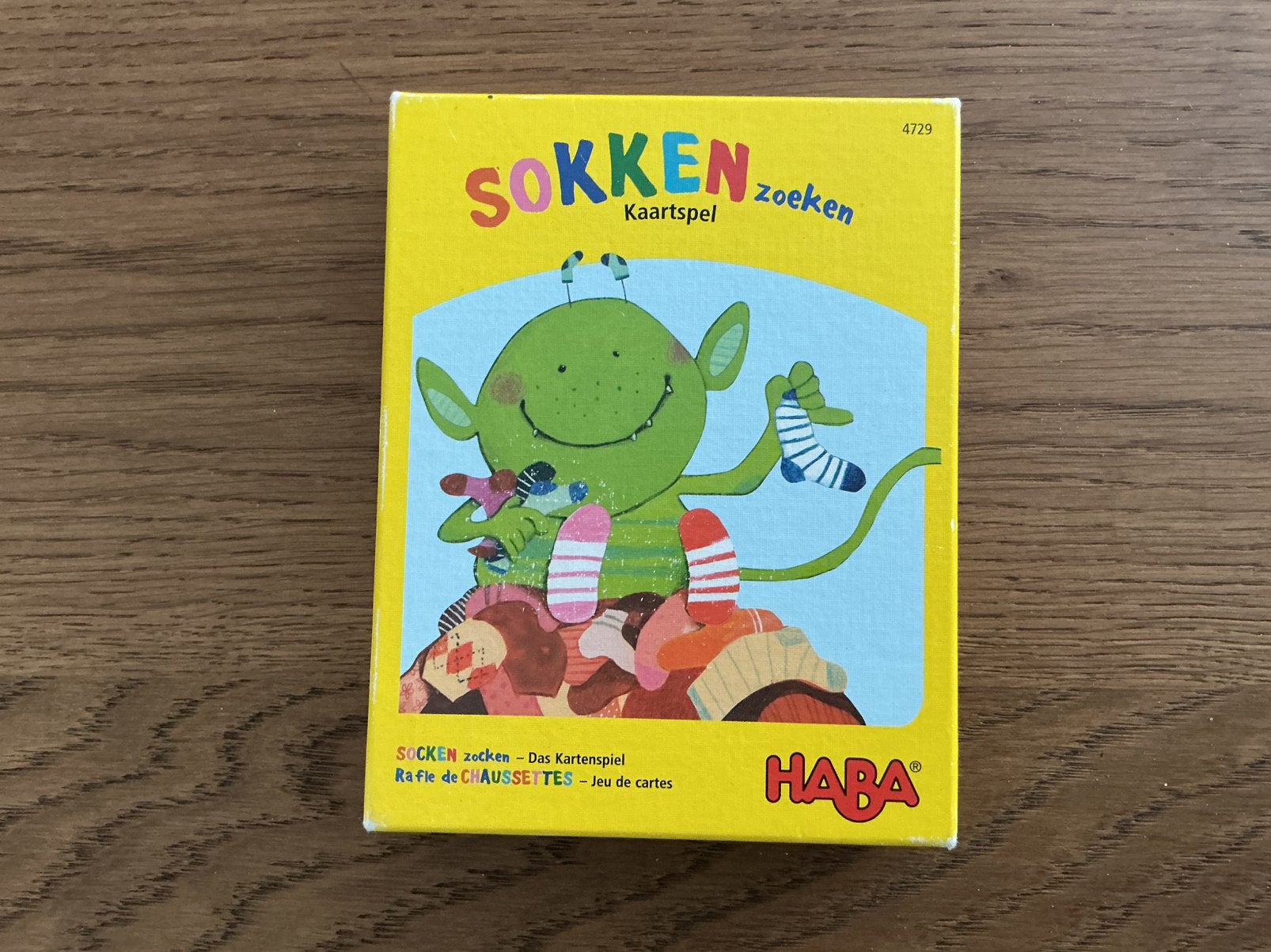 Haba spel sokken, Hobby en Vrije tijd, Gezelschapsspellen | Kaartspellen, Ophalen of Verzenden, Gebruikt