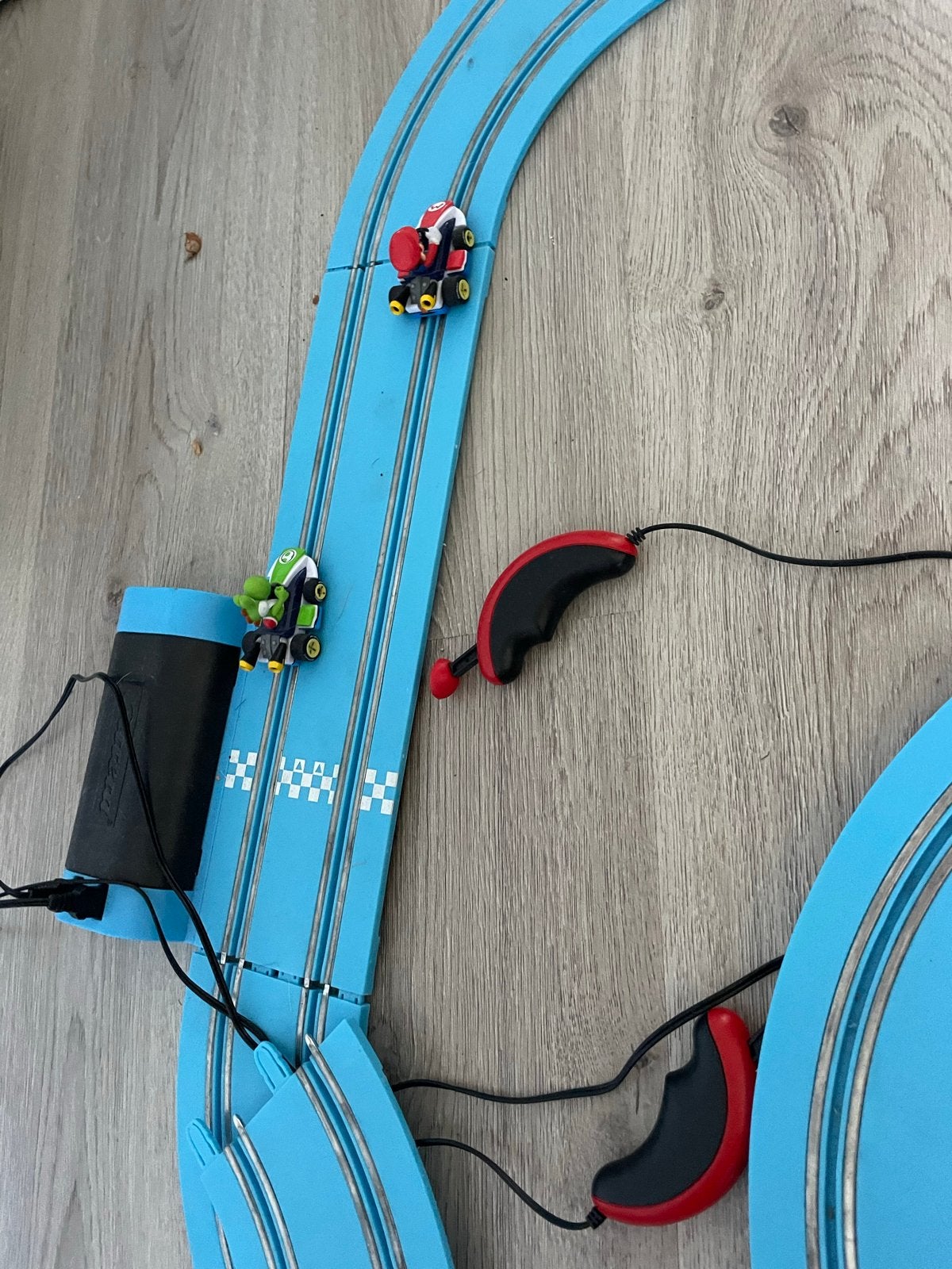 Mario Kart Racebaan - Carrera Go!!! met Mario en Yoshi, Ophalen, Zelf te bouwen, Carrera, Elektrisch