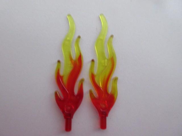nr. 8768, 2 Grote vlammen., Ophalen of Verzenden, Zo goed als nieuw, Complete set, Lego
