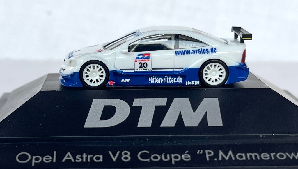 Herpa 038003: Opel Astra V8 Coupe Peter Mamerow DTM 2001, Ophalen of Verzenden, Zo goed als nieuw, Auto, Herpa