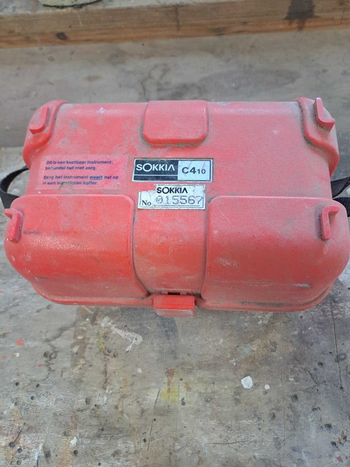 Sokkia C410 Waterpasinstrument in koffer, Ophalen of Verzenden, Gebruikt, Overige meters