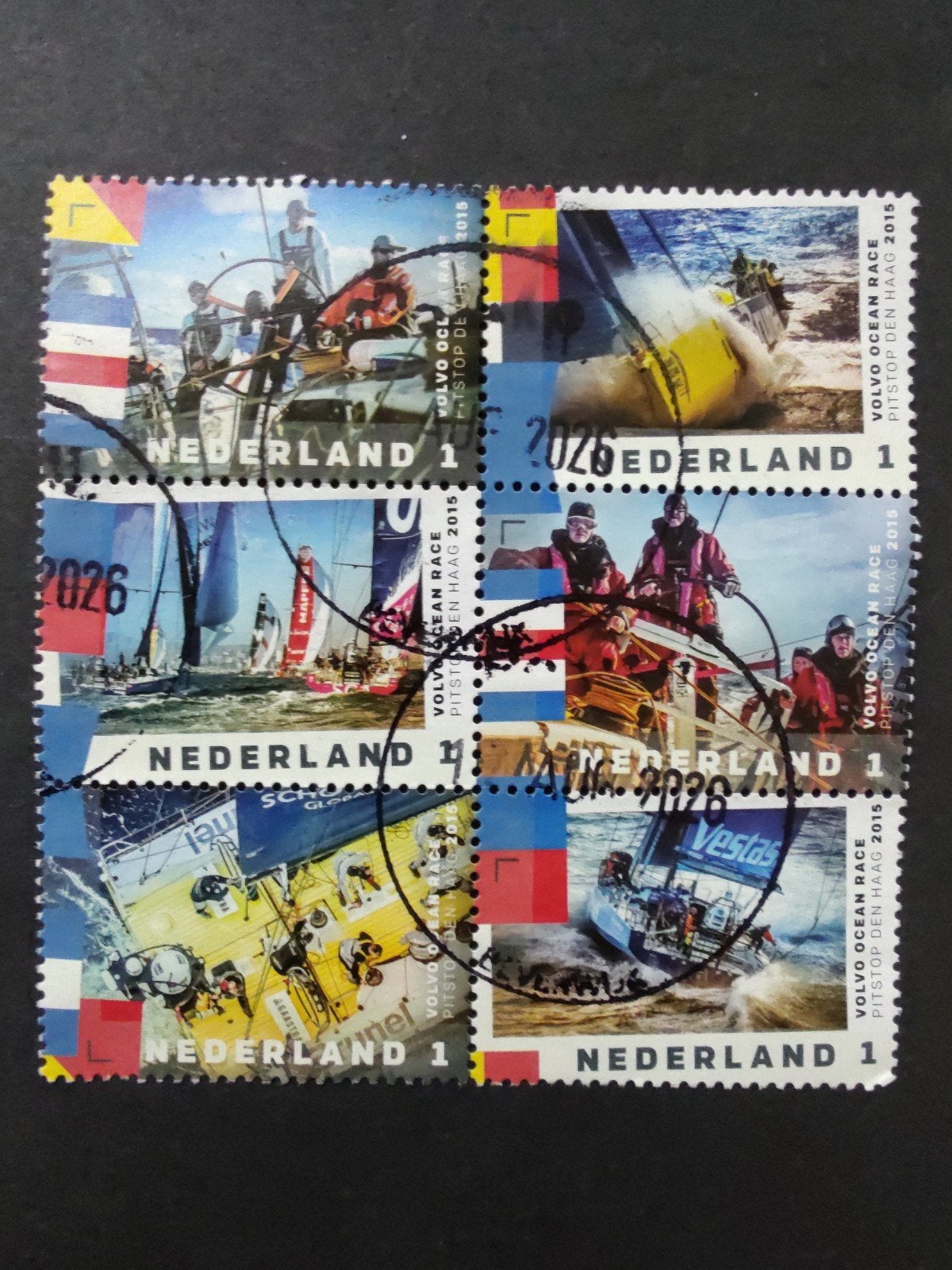 3303-3308 2015 velletje Volvo Ocean Race den haag, Verzenden