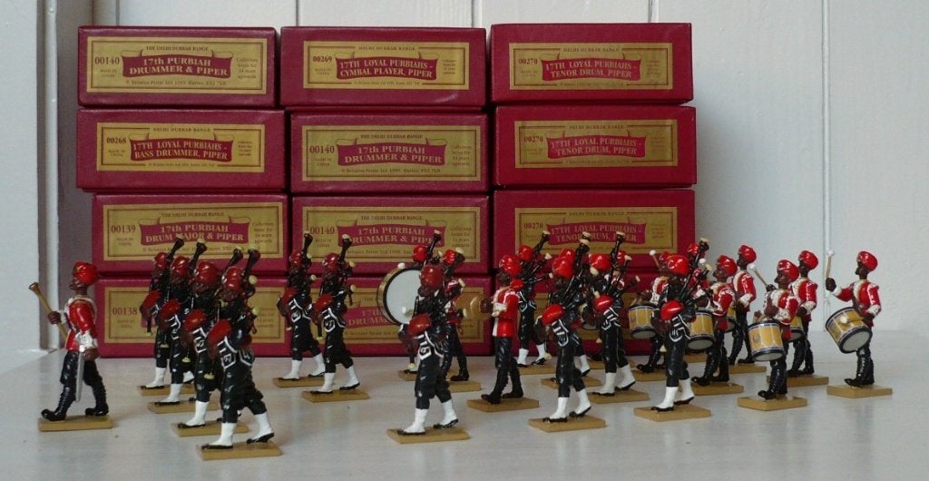 W. Britains ‘Delhi Durbar Pipe Band’ uit 1999, Ophalen of Verzenden, Zo goed als nieuw