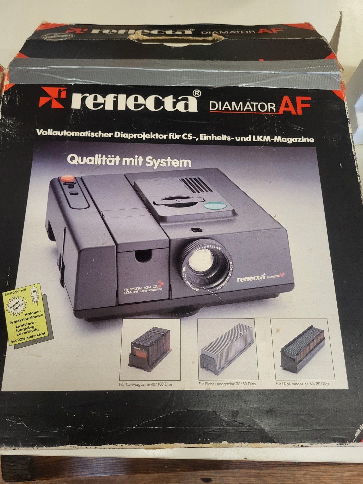 - Reflecta diaprojector, Ophalen of Verzenden, - Kringloop Laares, - Kringlooplaares128@gmail.com, - Minkmaatstraat 126