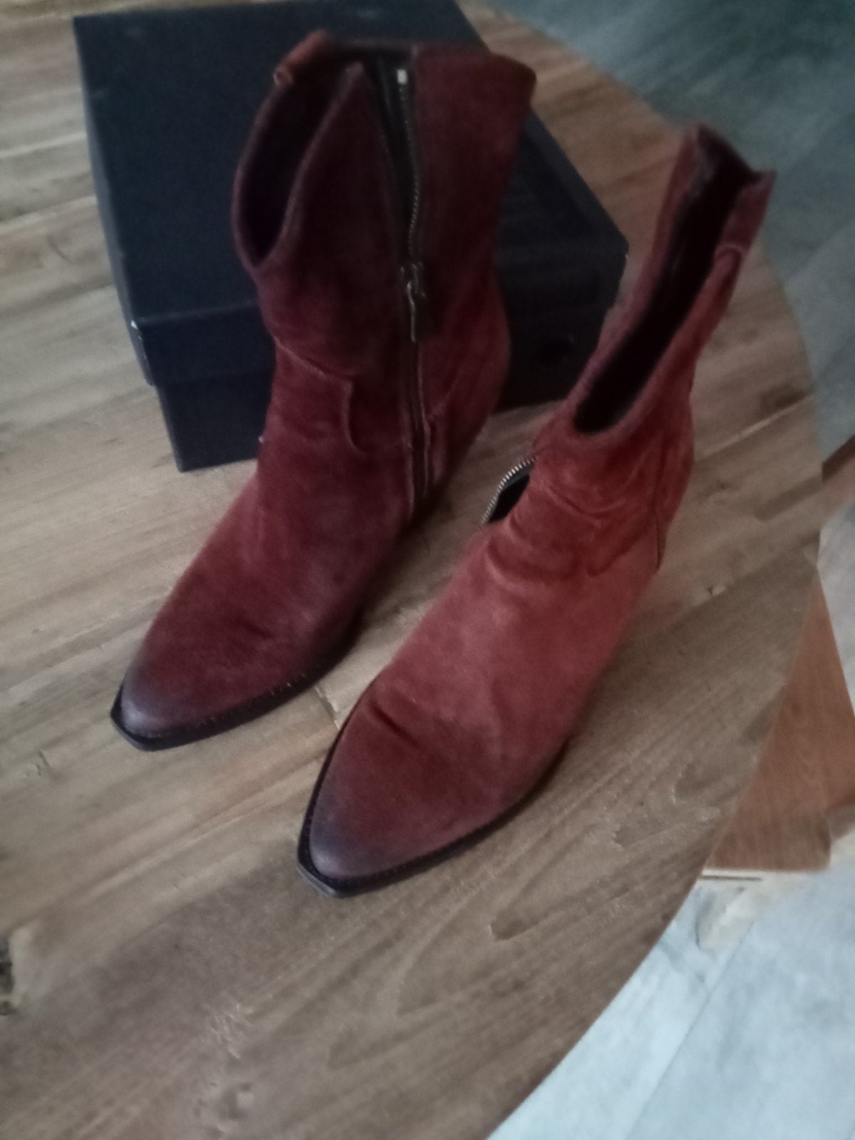 geweldig mooie stoere leren Cowboy laarzen, Ophalen of Verzenden, Nieuw, Zwart, Hoge laarzen