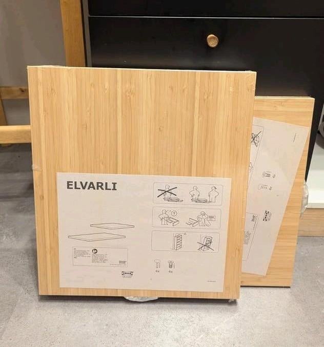 IKEA ELVARLY plank, bamboo 40x36 cm, 2 st., Huis en Inrichting, Ophalen, Nieuw