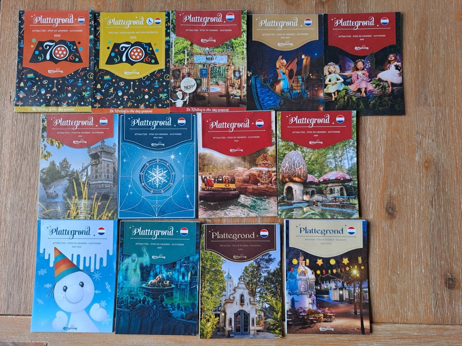 Efteling plattegronden, Ophalen of Verzenden, Nieuw, Overige typen