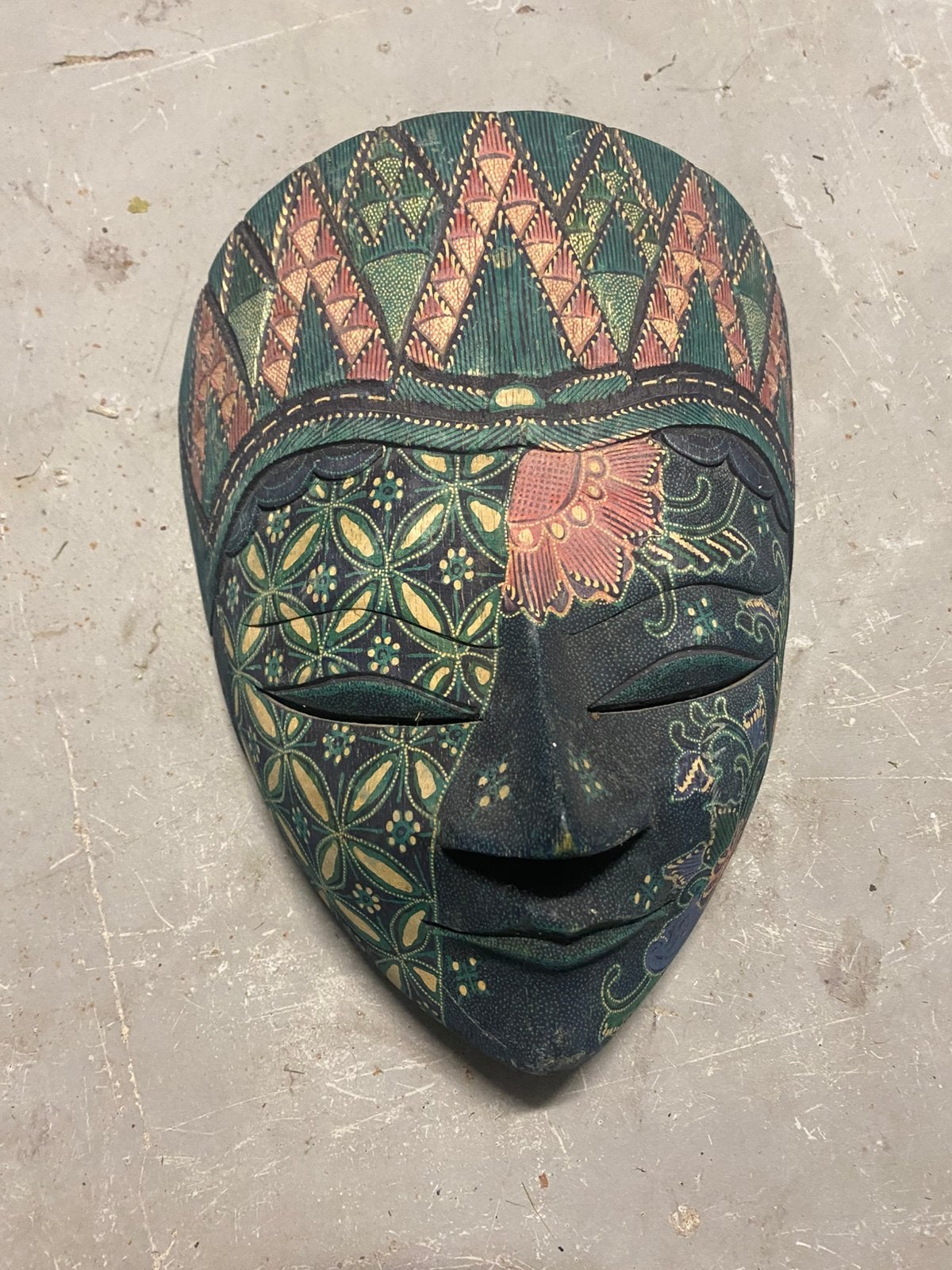 Handgemaakt masker, Hout, Afrika, Masker, Handgemaakt